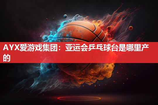AYX爱游戏集团：亚运会乒乓球台是哪里产的
