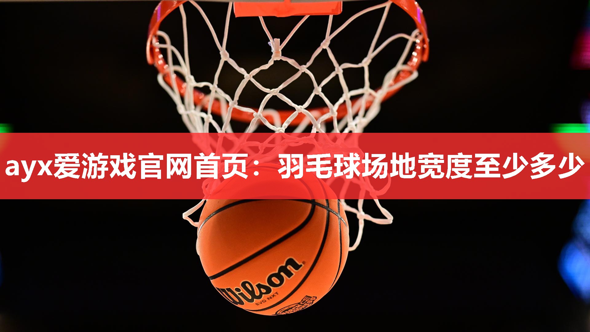 ayx爱游戏官网首页：羽毛球场地宽度至少多少