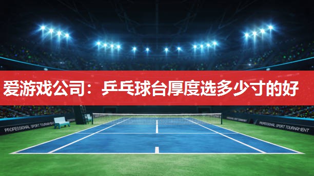 乒乓球台厚度选多少寸的好 乒乓球台厚度选多少寸的好